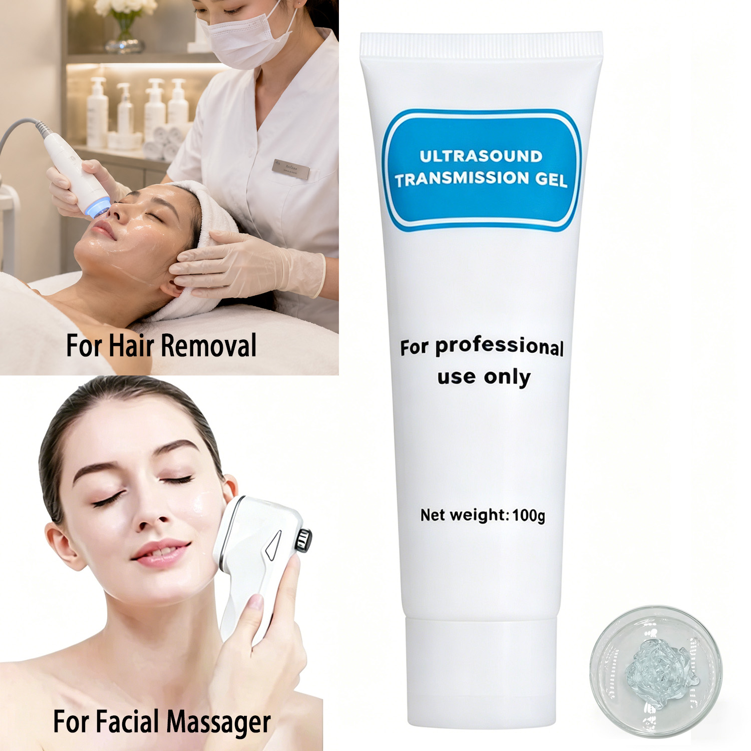 Medical Gel Ultrasound - Żel do łączenia laserowego do usuwania